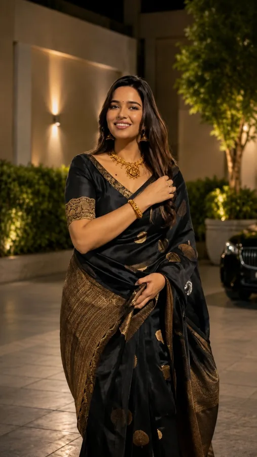 Women's Soft Silk Jacquard Saree | Elegant Rich Pallu Designer Saree
