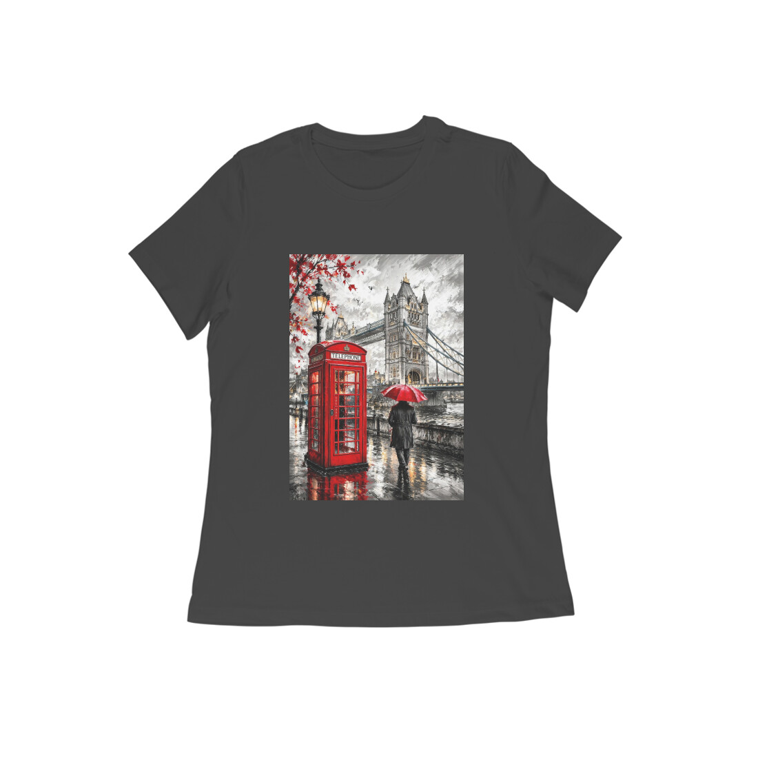 Women's Half Sleeve Round Neck T-Shirt Design by SHM